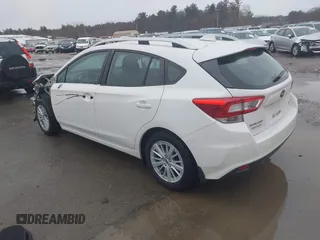 2018 Subaru Impreza Premium with VIN 4S3GTAB61J3729332, listed as a IAAI auction lot 41696550 with 85,035 mi miles. Bid and sale history available at carsss.com. Image 3.