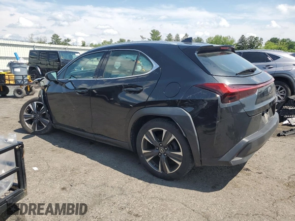 2020 Lexus UX 200 with VIN JTHX3JBHXL2025042, listed as a Copart auction lot 60426705 with 95,568 mi miles and Salvage title. Bid and sale history available at DreamBid. Image 2.
