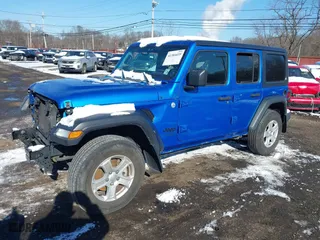 2021 Jeep Wrangler Unlimited Sport S with VIN 1C4HJXDN6MW775307, listed as a IAAI auction lot 41355806 with NaN miles. Bid and sale history available at carsss.com. Image 21.