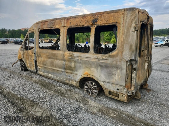 2022 Ford Transit Passenger XL with VIN 1FBAX2C86NKA47790, listed as a Copart auction lot 63018275 with Not provided miles and Non repairable. Bid and sale history available at DreamBid. Image 2.