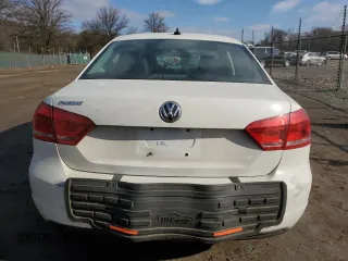 2014 Volkswagen Passat S w/Nav with VIN 1VWAP7A39EC015150, listed as a Copart auction lot 44434995 with 124,796 mi miles and Salvage Title. Bid and sale history available at carsss.com. Image 6.