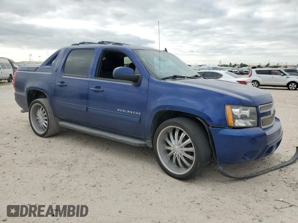 2013 Chevrolet Avalanche LS with VIN 3GNMCEE08DG261223, listed as a Copart auction lot 52875655 with Not provided miles and Salvage title. Bid and sale history available at DreamBid. Image 4.