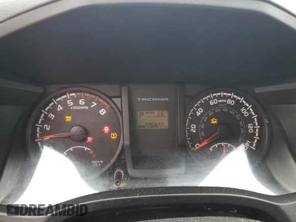 2016 Toyota Tacoma SR with VIN 5TFRX5GN0GX068592, listed as a Copart auction lot 58856895 with 226,822 mi miles and Clean title. Bid and sale history available at DreamBid. Image 9.