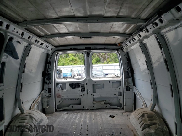 2013 Chevrolet Express Cargo with VIN 1GCSGAFX8D1119655, listed as a Copart auction lot 65659025 with 81,670 mi miles and Salvage title. Bid and sale history available at DreamBid. Image 10.