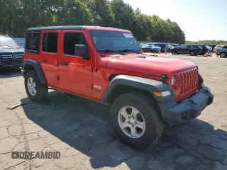 2020 Jeep Wrangler Unlimited Willys z VIN 1C4HJXDG1LW171325, wystawiony jako Copart lot #68717764 z przebiegiem 132 555 mil mil oraz Szkoda całkowita • Salvage title. Historia ofert i sprzedaży dostępna na DreamBid. Obrazek 4.