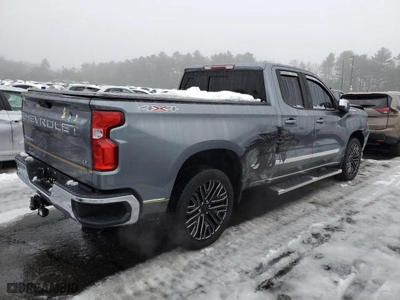2019 Chevrolet Silverado 1500 LT with VIN 1GCRYDEDXKZ316281, listed as a Copart auction lot 45099525 with 71,355 mi miles and Salvage Title. Bid and sale history available at carsss.com. Image 3.