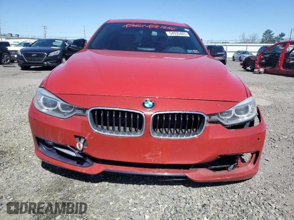 2015 BMW 3 Series 328i xDrive with VIN WBA3B5C50FF962863, listed as a Copart auction lot 54935465 with 80,837 mi miles and Salvage title. Bid and sale history available at DreamBid. Image 5.