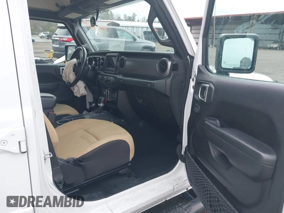 2022 Jeep Wrangler Unlimited Sport with VIN 1C4HJXDN2NW251041, listed as a IAAI auction lot 41558677 with 61,120 mi miles and . Bid and sale history available at DreamBid. Image 5.