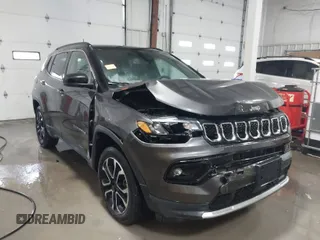 2023 Jeep Compass Limited with VIN 3C4NJDCN7PT523935, listed as a IAAI auction lot 41497539 with 32,480 mi miles and . Bid and sale history available at carsss.com. Image 1.