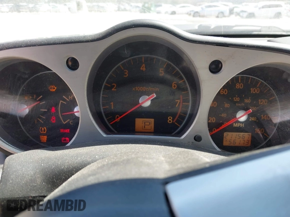 2006 Nissan 350Z Touring with VIN JN1AZ36A96M452478, listed as a IAAI auction lot 41843993 with 211,567 mi miles. Bid and sale history available at carsss.com. Image 7.
