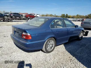 2002 BMW 5 Series 530iA with VIN WBADT63482CH86089, listed as a Copart auction lot 77243944 with 116,240 mi miles and Salvage Title. Bid and sale history available at carsss.com. Image 3.
