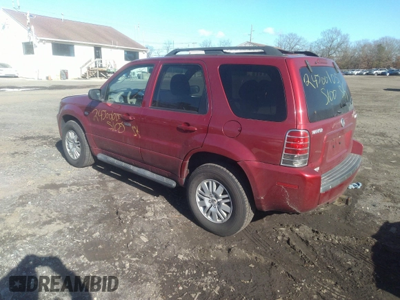 2007 Mercury Mariner Luxury with VIN 4M2YU91157KJ09372, listed as a IAAI auction lot 38729017 with Not provided miles and . Bid and sale history available at DreamBid. Image 3.