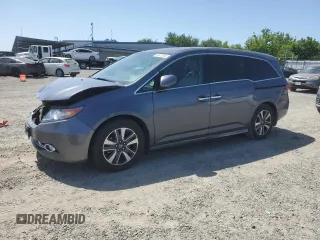 2016 Honda Odyssey Touring Elite с VIN 5FNRL5H98GB080948, выставлен на аукционе Copart как лот 58978135 с пробегом 94 370 миль миль и Списание • Salvage title. История ставок и продаж доступна на DreamBid. Изображение 1.