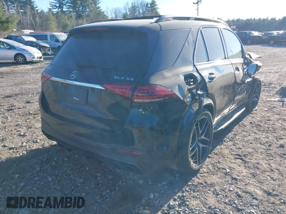 2021 Mercedes-Benz GLE 53 AMG with VIN 4JGFB6BB0MA442181, listed as a IAAI auction lot 40923291 with Not provided miles and . Bid and sale history available at DreamBid. Image 4.