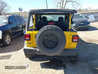 2021 Jeep Wrangler Sport S with VIN 1C4HJXAG5MW691176, listed as a IAAI auction lot 41747618 with 115,775 mi miles and . Bid and sale history available at DreamBid. Image 17.