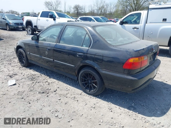 2000 Honda Civic LX with VIN 1HGEJ6670YL065386, listed as a IAAI auction lot 42199165 with 162,758 mi miles and . Bid and sale history available at carsss.com. Image 3.
