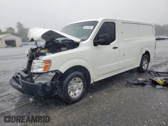 2017 Nissan NV Cargo S z VIN 1N6BF0KM2HN802844, wystawiony jako Copart lot #64149684 z przebiegiem 193 228 mil mil oraz Szkoda całkowita • Salvage title. Historia ofert i sprzedaży dostępna na DreamBid. Obrazek 1.