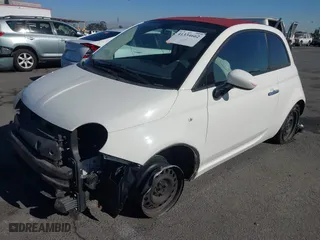 2013 FIAT 500 Pop with VIN 3C3CFFDR3DT514817, listed as a IAAI auction lot 41334662 with 74899 miles. Bid and sale history available at carsss.com. Image 18.