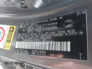 2019 Toyota Highlander Limited with VIN 5TDDZRFH9KS711575, listed as a IAAI auction lot 42102945 with 33,899 mi miles and . Bid and sale history available at DreamBid. Image 9.