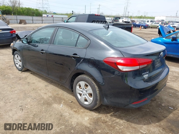 2018 Kia Forte LX with VIN 3KPFK4A77JE189410, listed as a IAAI auction lot 42070033 with 97,698 mi miles. Bid and sale history available at carsss.com. Image 3.
