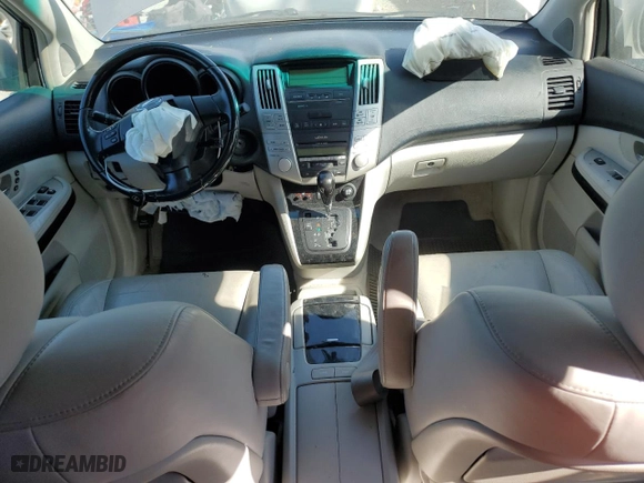 2005 Lexus RX 330 with VIN JTJHA31UX50095383, listed as a Copart auction lot 47034225 with 0 mi miles and Salvage Title. Bid and sale history available at carsss.com. Image 8.