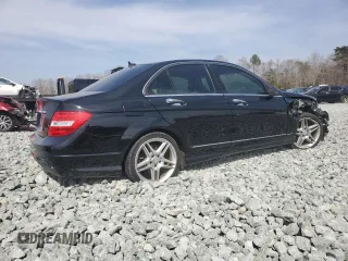 2014 Mercedes-Benz C 250 Sport with VIN WDDGF4HB3EA917970, listed as a Copart auction lot 46916585 with 136,288 mi miles and Salvage title. Bid and sale history available at DreamBid. Image 3.