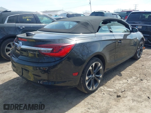 2017 Buick Cascada Premium with VIN W04WH3N57HG142092, listed as a IAAI auction lot 41912901 with 59,486 mi miles and . Bid and sale history available at DreamBid. Image 4.