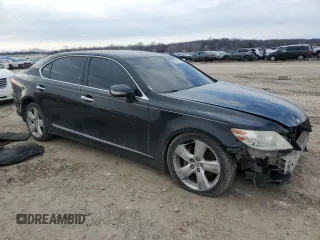 2012 Lexus LS 460 L with VIN JTHGL5EF8C5044754, listed as a Copart auction lot 48166625 with Not provided miles and Salvage title. Bid and sale history available at DreamBid. Image 4.