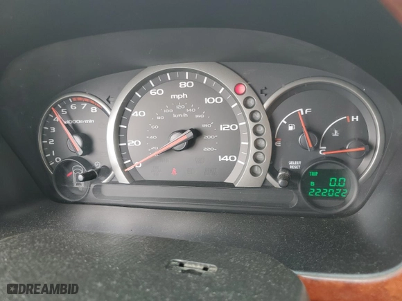 2004 Honda Pilot EX with VIN 2HKYF18604H616337, listed as a Copart auction lot 48923445 with 222,022 mi miles and Salvage Title. Bid and sale history available at carsss.com. Image 9.