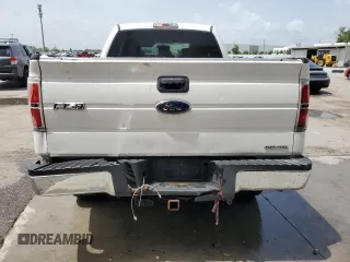 2014 Ford F-150 XL with VIN 1FTFX1EF4EFB48505, listed as a Copart auction lot 58985655 with 195,068 mi miles and Salvage title. Bid and sale history available at DreamBid. Image 6.