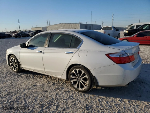 2015 Honda Accord Sedan Sport with VIN 1HGCR2F58FA176445, listed as a Copart auction lot 46982085 with 141,894 mi miles and Salvage Title. Bid and sale history available at carsss.com. Image 2.