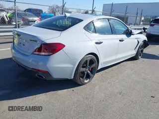 2020 Genesis G70 3.3T with VIN KMTG34LE6LU047066, listed as a IAAI auction lot 41488910 with 29,031 mi miles. Bid and sale history available at carsss.com. Image 4.
