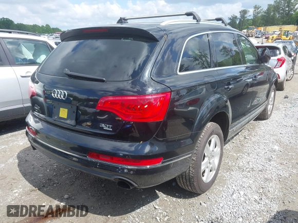 2015 Audi Q7 Premium with VIN WA1CGAFE7FD023613, listed as a IAAI auction lot 42323173 with 176,203 mi miles and . Bid and sale history available at DreamBid. Image 4.