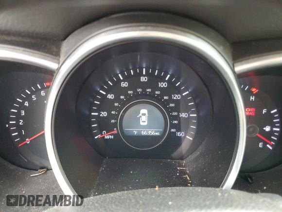 2014 Kia Optima LX z VIN 5XXGM4A73EG266544, wystawiony jako Copart lot #53988705 z przebiegiem 66 356 mil mil oraz Szkoda całkowita • Salvage title. Historia ofert i sprzedaży dostępna na DreamBid. Obrazek 9.