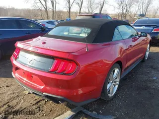 2021 Ford Mustang EcoBoost with VIN 1FATP8UH9M5157032, listed as a IAAI auction lot 41706287 with 12,503 mi miles. Bid and sale history available at carsss.com. Image 4.