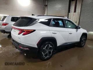 2023 Hyundai Tucson SEL with VIN 5NMJFCAE7PH291718, listed as a Copart auction lot 47203605 with 23,023 mi miles and Salvage title. Bid and sale history available at DreamBid. Image 3.