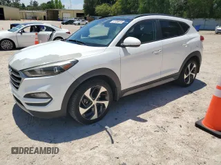 2018 Hyundai Tucson Limited z VIN KM8J3CA28JU649175, wystawiony jako Copart lot #57729815 z przebiegiem 199 561 mil mil oraz Czysty tytuł • Clean title. Historia ofert i sprzedaży dostępna na DreamBid. Obrazek 1.