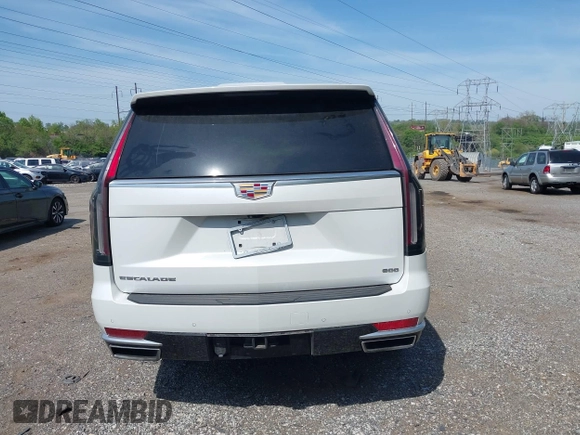 2021 Cadillac Escalade ESV Premium Luxury z VIN 1GYS4KKLXMR431568, wystawiony jako IAAI lot #42139123 z przebiegiem 37 696 mil mil oraz . Historia ofert i sprzedaży dostępna na DreamBid. Obrazek 17.