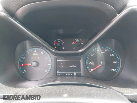 2018 Chevrolet Colorado 2WD Work Truck with VIN 1GCHSBEA9J1111958, listed as a IAAI auction lot 42097850 with 91,562 mi miles. Bid and sale history available at carsss.com. Image 7.