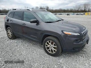 2015 Jeep Cherokee Latitude with VIN 1C4PJMCB3FW650219, listed as a Copart auction lot 51833285 with 177,011 mi miles and Clean Title. Bid and sale history available at DreamBid. Image 4.