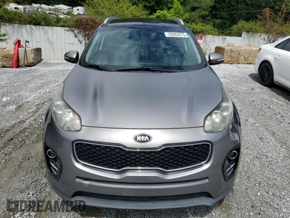 2017 Kia Sportage EX with VIN KNDPN3AC7H7032263, listed as a Copart auction lot 59083815 with 94,702 mi miles and Clean title. Bid and sale history available at DreamBid. Image 5.