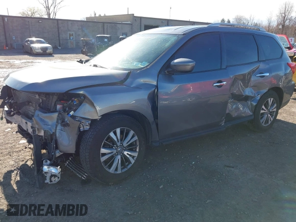 2018 Nissan Pathfinder S with VIN 5N1DR2MM7JC634255, listed as a IAAI auction lot 41961667 with 148,219 mi miles and . Bid and sale history available at DreamBid. Image 18.
