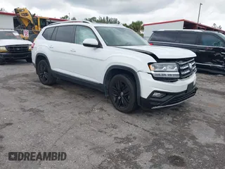 2018 Volkswagen Atlas 3.6L V6 SEL with VIN 1V2MR2CA9JC572206, listed as a IAAI auction lot 41995114 with 64,324 mi miles. Bid and sale history available at carsss.com. Image 1.