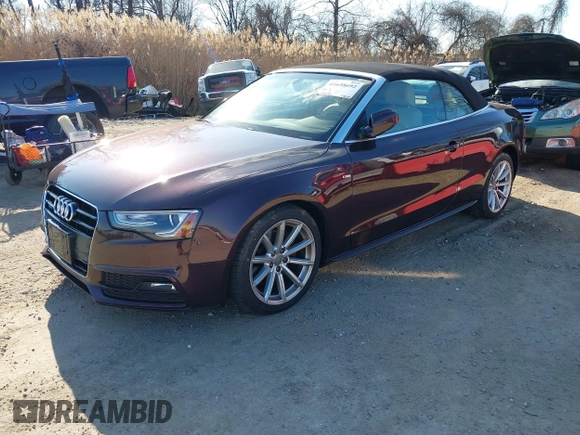 2015 Audi A5 Premium Plus z VIN WAUMFAFH8FN004891, wystawiony jako IAAI lot #41658692 z przebiegiem 179 527 mil mil oraz . Historia ofert i sprzedaży dostępna na DreamBid. Obrazek 20.