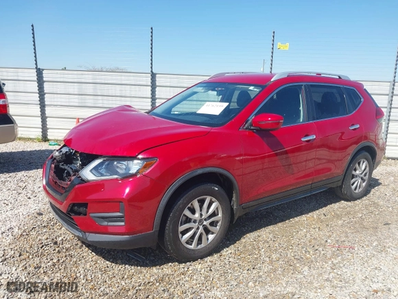 2017 Nissan Rogue SL with VIN JN8AT2MT1HW134475, listed as a IAAI auction lot 41762159 with 163,689 mi miles. Bid and sale history available at carsss.com. Image 2.