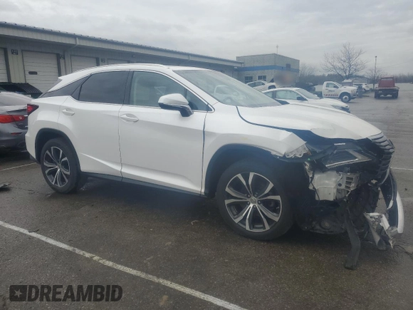 2016 Lexus RX 350 F Sport with VIN 2T2BZMCA4GC033914, listed as a Copart auction lot 51598965 with 107,987 mi miles and Salvage Title. Bid and sale history available at carsss.com. Image 4.