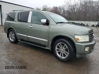 2004 Infiniti QX56 with VIN 5N3AA08A94N801682, listed as a Copart auction lot 43041555 with 246,176 mi miles and Salvage Title. Bid and sale history available at carsss.com. Image 4.