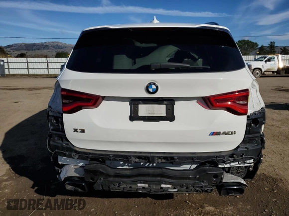 2020 BMW X3 M40i with VIN 5UXTY9C09L9B31399, listed as a Copart auction lot 87004624 with Not Provided miles and Salvage Title. Bid and sale history available at DreamBid. Image 6.
