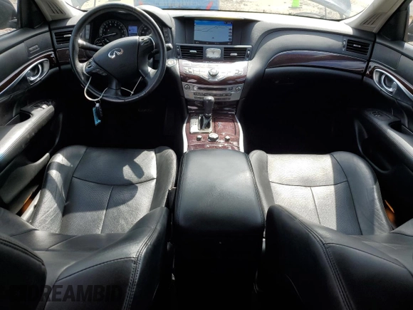 2019 Infiniti Q70 Luxe with VIN JN1BY1AR3KM585742, listed as a Copart auction lot 49002355 with 102,693 mi miles and Salvage Title. Bid and sale history available at DreamBid. Image 8.
