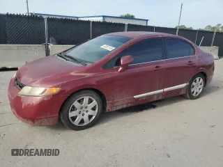 2006 Honda Civic LX z VIN 1HGFA16556L076001, wystawiony jako Copart lot #60092165 z przebiegiem 177 688 mil mil oraz Czysty tytuł • Clean title. Historia ofert i sprzedaży dostępna na DreamBid. Obrazek 1.